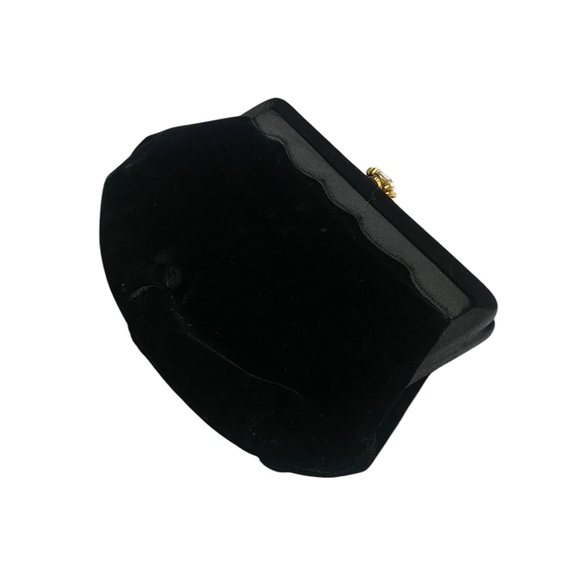 Vintage Morris Moskowitz Elegant Black Clutch Bag - Picture 6 of 7